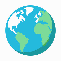 Internet Globe Vector | Generative AI & Linocut Silhouette Design