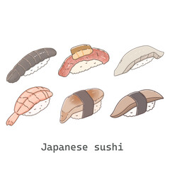 Japanese sushi collection 3