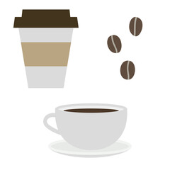 コーヒーのイラスト素材セット