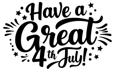 Bold. hand-drawn lettering with celebratory fireworks graphic elements makes this a perfect design for apparel. wall art or promotional materials.