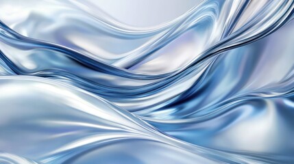 Fototapeta premium Abstract flowing liquid shapes