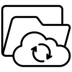 Cloud Workspace Icon