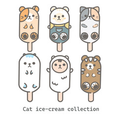 Cat ice cream collection