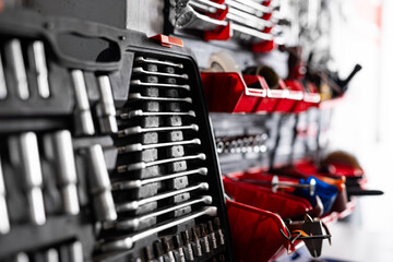 Garage Wall-Mounted Tool Organizer