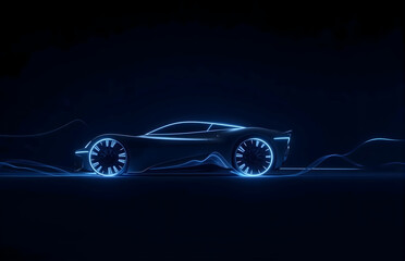 Luminous Concept Sports Car