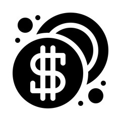 Dollar sign glyph icon