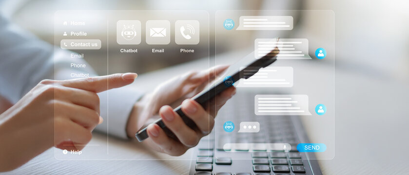 Customer Support and Communication with AI Chatbots and Virtual Assistants on Mobile Devices.