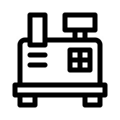Cash Register line icon