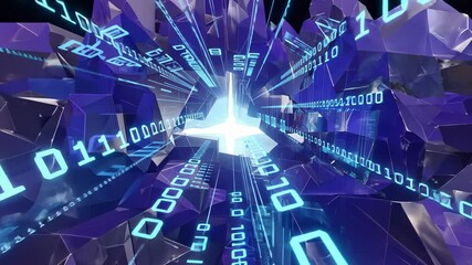  Abstract concepts of cybersecurity technology. motion video. - Powered by Adobe