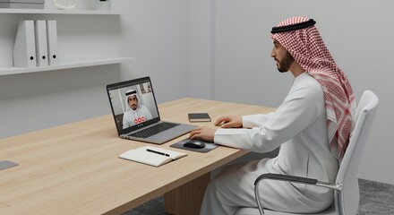 Virtual Meeting: Modern Workplace Collaboration in Saudi Arabia