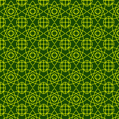 Seamless geometric ornament based on traditional Islamic art