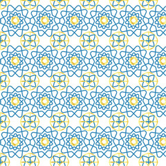 Seamless geometric ornament based on traditional Islamic art