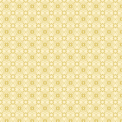 Flat design abstract arabesque pattern illustration