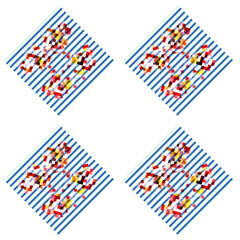 set of vector icons of cards