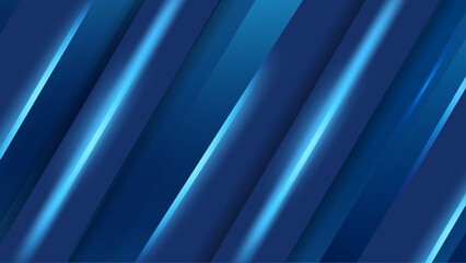 Blue shapes vector simple design background