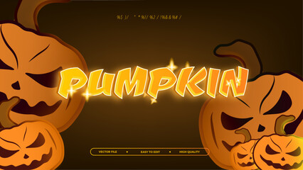 Horror vibes 3D editable text effect design