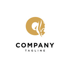 Letter Q Woman Logo Icon Vector