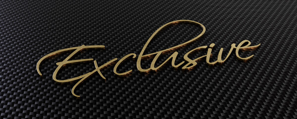 Exclusice in Gold on Carbon