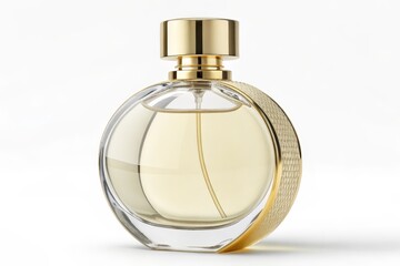Elegant Gold Perfume Bottle Luxury Fragrance Design Glass Bottle