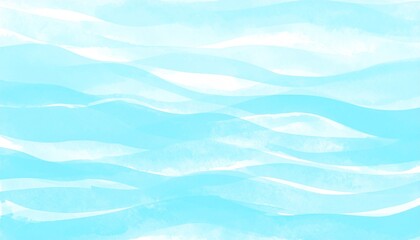 Obraz premium 水の流れ、波模様のイラスト