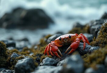 Close up of Coastal Crab Landscape