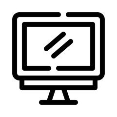 Monitor line icon