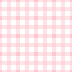 Fabric pattern,  pink and white checkered pattern, gift wrapping paper , seamless pattern 