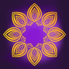 Indian background ethnic design - Design Pattern- ethnic design background purple