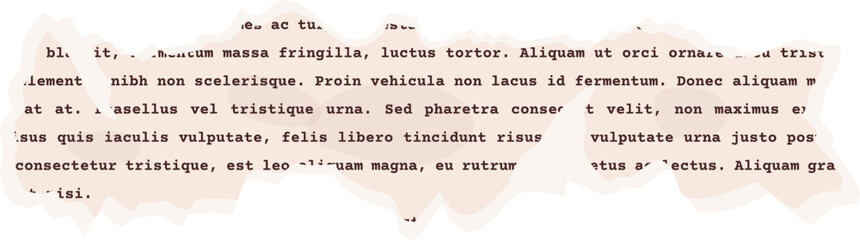 Newspaper torn paper vector