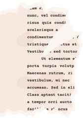 Naklejka premium Newspaper torn paper vector