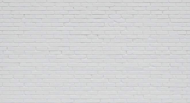 Fototapeta Seamless White Brick Wall Texture Background (1)