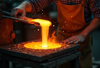 Industrial Casting Scene Screen