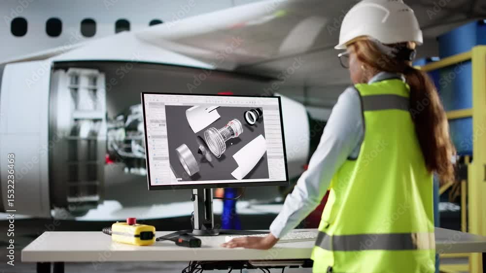 Poster Aircraft Maintenance Using Computer