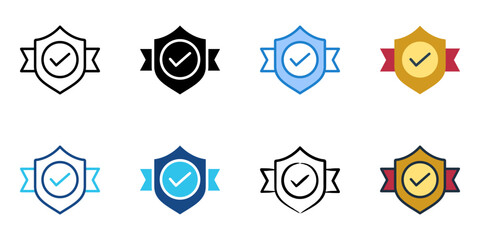 Strong reputation icon set multiple style collection 
