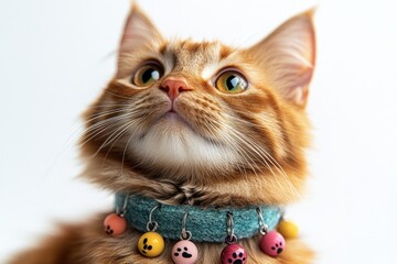 Cat with a Collar and Bells