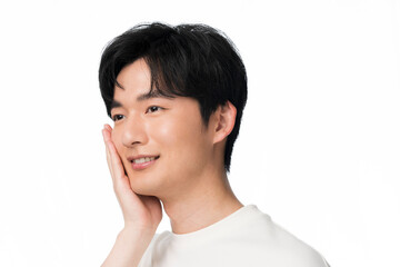 若い日本人男性のビューティーポートレート
