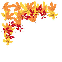 Autumn Leaves Corner Decoration