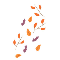 Autumn Leaves Falling