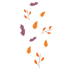 Autumn Leaves Falling