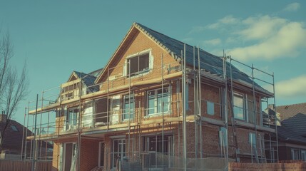 Brick House Under Construction