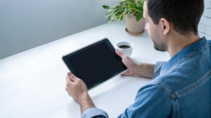 businessman using laptop, Confident male manager browsing internet on laptop, Cheerful executive using AI chatbot, Manager interacting with AI chatbot, smart application in working space