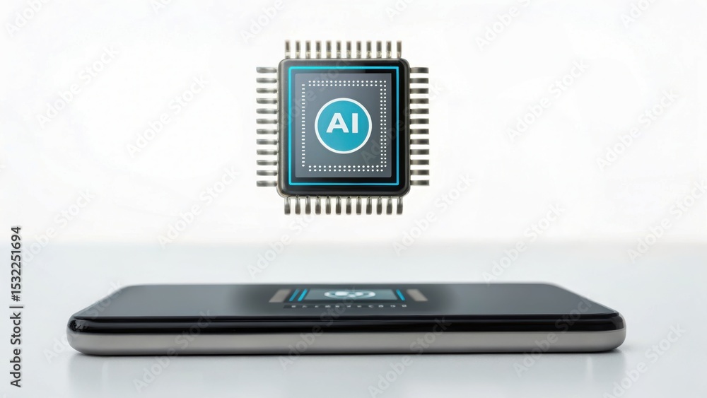Poster microchip labeled 