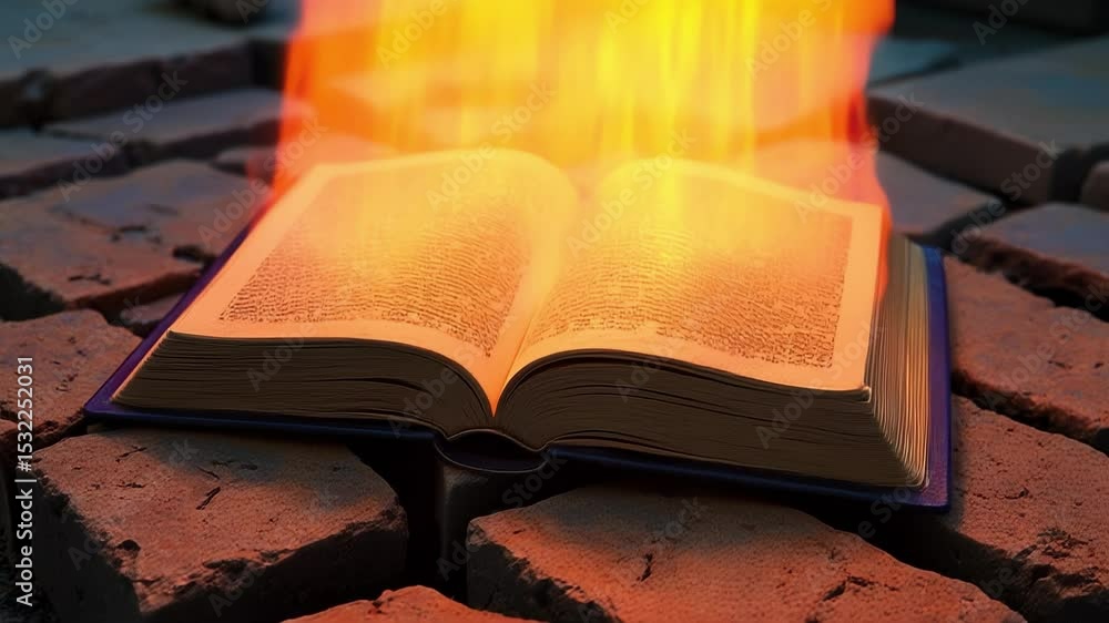 Poster mysterious glowing book with ancient knowledge and ethereal light perfect for fantasy magic