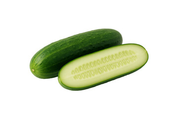 cucumber isolated on white background