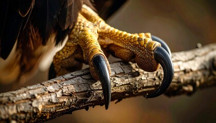 Eagle Claw Gripping Branch