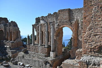Ancient theater in Taormina.