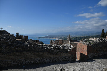 Ancient theater in Taormina.