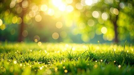 Obraz premium 緑の自然の背景素材