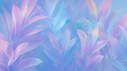 pastel abstract nature blur, watercolor-style shapes resembling sky and leaves softly blending together