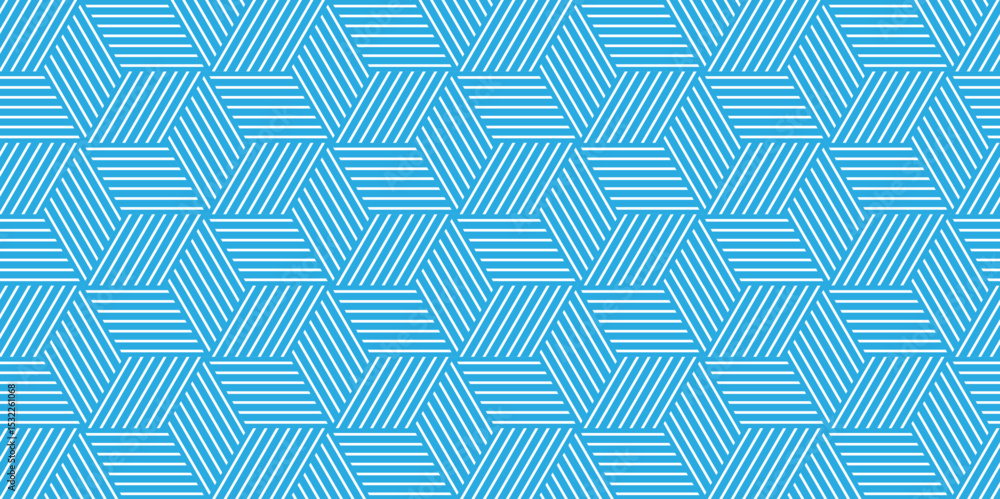 Aufkleber vector geometric diagonal fabric waves seamless line texture. seamless pattern abstract geometric wi